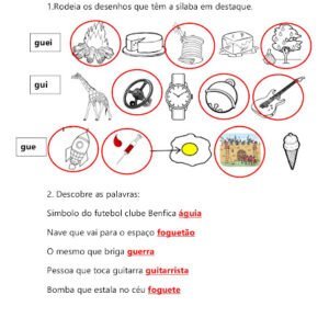 Palavras com gue e gui
