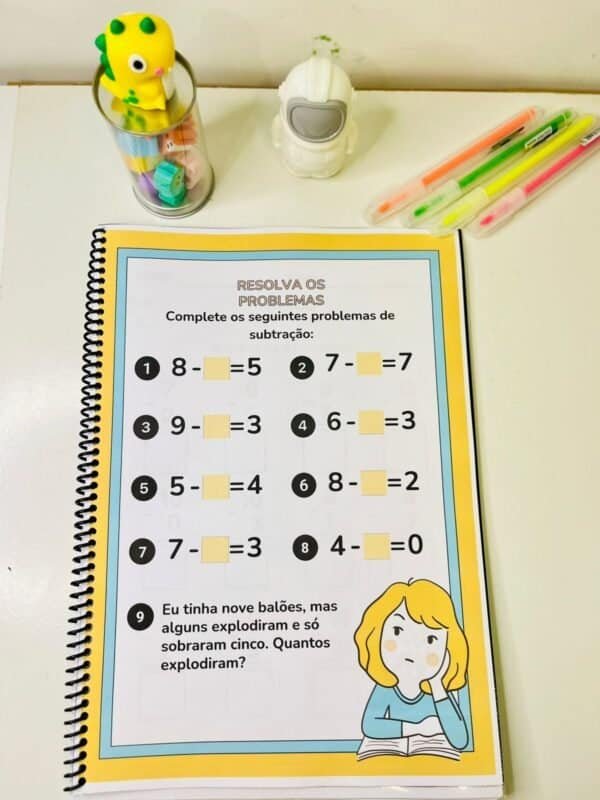 Apostila de Subtração simples
