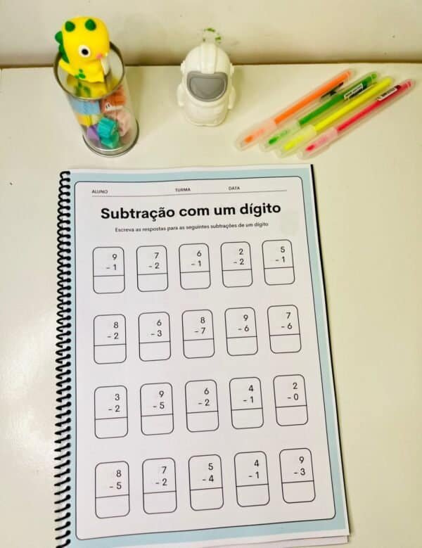 Apostila de Subtração simples