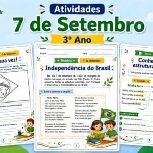 Atividades sobre a Independência do Brasil para o 3 ano